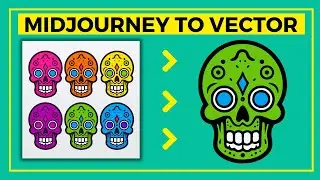 Convert Midjourney AI Clipart to Vectors Using Kittl