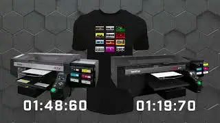 Brother GTXpro vs GTX Print Speed Comparison