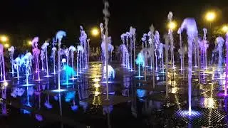 Цвето музыкальный фонтан, Казань, парк Горького