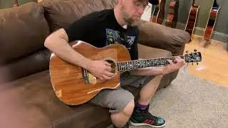 Larrivee LV-10 Custom Mahogany Acoustic Guitar w/ Mermaid Inlay