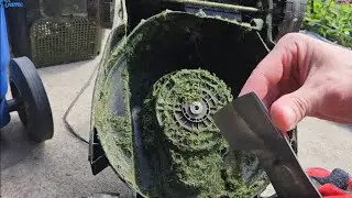 How to Sharpen a Lawn Mower Blade - Parkside PRM 1300 A1