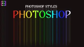 Long Gradient Shadow Text Effect In Photoshop