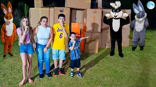 THE EVIL RABBIT - I MADE A CARDBOARD FORT TO CAPTURE THEM!! WHO ARE THEY? - Part 34