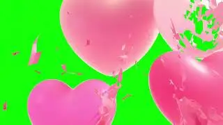 Babloon blost green screen