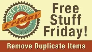 Remove Duplicates - Remove Duplicates Items From Lists -  Free Stuff Friday