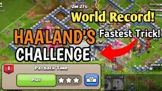 Fastest Trick to 3 Star in Haaland Challenge - Clash of Clans