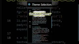 14. Theme Selection👌 | Python 