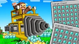 Making a MEGA DRILL in Minecraft Create
