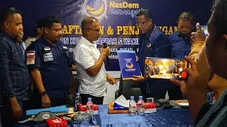 NASDEM - BRIGJEN TNI SAID LATUCONSINA - PENGEMBALIAN FORM PENDAFTARAN CALON GUBERNUR MALUKU 2024