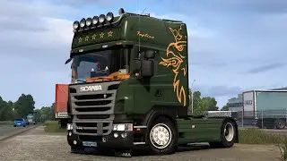 Обзор мода: SCANIA R440 TOPLINE HARDCORE EDITION для Euro Truck Simulator 2 (v1.49.x)