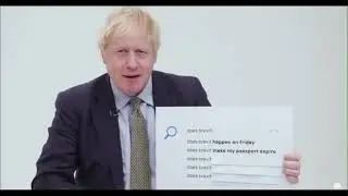 I'm blue but every time they say blue Boris Johnson says blue