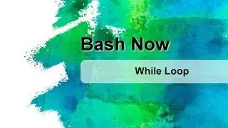 While loop - BashNow