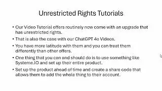 How to Use the ChatGPT 4o PLR with Unrestricted Rights - PLR Game Plan