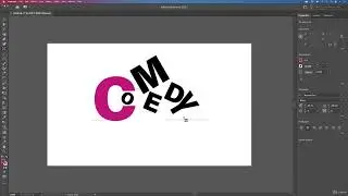 adobe illustrator :  The Touch Type Tool Turn, Move and Scale letters in a type