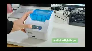 Zywell Label Print switching of dual-mode. (operating video)