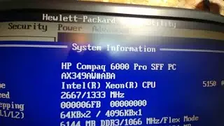 hp Compaq 6000 pro sff *LGA 771 to 775 Xeon mod*