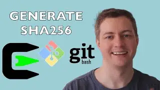 How to Generate Sha256 with GitBash or Cygwin