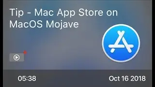 SCOM0778 - Tip - Mac App Store on MacOS Mojave