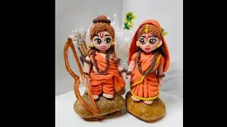 Sita Mata 🥰 | How to make clay Sita Ram idol
