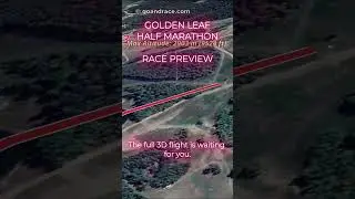 Golden Leaf Half Marathon 2025: Official 3D Course Preview