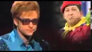 JUSTIN TIMBERLAKE OPENING THE SATURDAY NIGHT LIVE!!!BURLANDOSA HUGO CHAVEZ