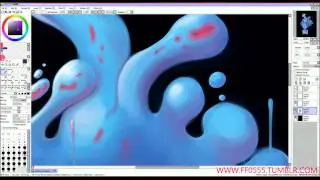 Magenta's art :: Slime girl :: Process