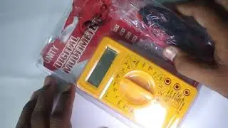 First multimeter unboxing & battery testing. #multimeter