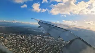 Airplane Takeoff & Landing + Food in Economy Class