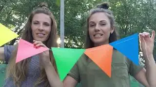 Гирлянда из флажков для детского праздника!