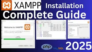 How to Install XAMPP Server on Windows 10/11 [2025]  Run PHP Projects on Localhost | phpMyAdmin