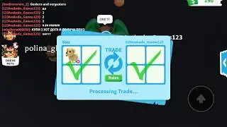 🎉🤗😍 Подарок Неон Райд Пет на ДР для подписчицы в Adopt Me (ROBLOX) 🎉🤗😍