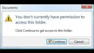 You don't currently have permission to access this folder. ( Solved in Hindi )