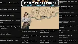 Desert Sage Rat Mutton American Muskrat Madam Nazar Locations Daily Challenges RDR2 Red Dead Online