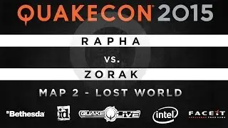Rapha vs. Zorak - Map 2 - Lost World (QUAKECON 2015 DUEL)