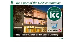 18th international CAN conference (iCC) preview – May 14 to 15, 2024