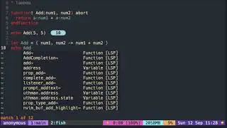Vimscript Tutorial: Function ( lambda expression )