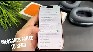 How To Fix Messages Failed To Send On iPhone 17 / iPhone 17 Pro