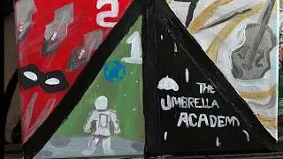 Painting The Umbrella Academy! Timelapse