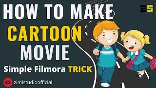 How To Create  Kids Movies | Cartoon Movies and Clips | Simple Editing Tutorial | ZimiStudioOfficial
