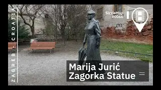 Marija Jurić Zagorka Statue - Zagreb