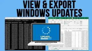 List Windows Updates Via PowerShell and Export Them to a CSV File