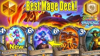 83% Winrate Best Mage Deck To Craft +20 Spell Damage Rainbow Mage At Perils in Paradise| Hearthstone