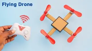 How to make a remote control homemade drone | Build a working quadcopter from trash! - toy inventor 