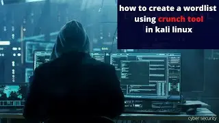 How to Create Wordlist with crunch in Kali Linux | how to create a wordlists  #cyber security