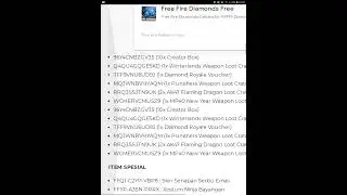 Kode Redeem FF 7 Mei 2023