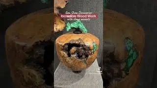 Wooden Art with Stone Accents (#crystals #gemshow #woodwork)