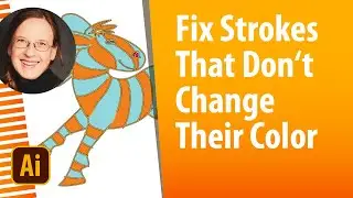 How to Fix Strokes That Don't Change Their Color in Illustrator