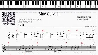 🎼 Blue dolphin - 5865 - Steven Schlaks - Tutorial Partitura Fácil