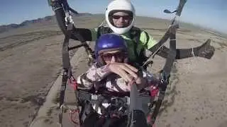 Extreme Tow In Paragliding In the Arizona Desert