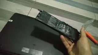 Laptop (Asus x453m) disassembly, battery removal and reassembly (Part3)